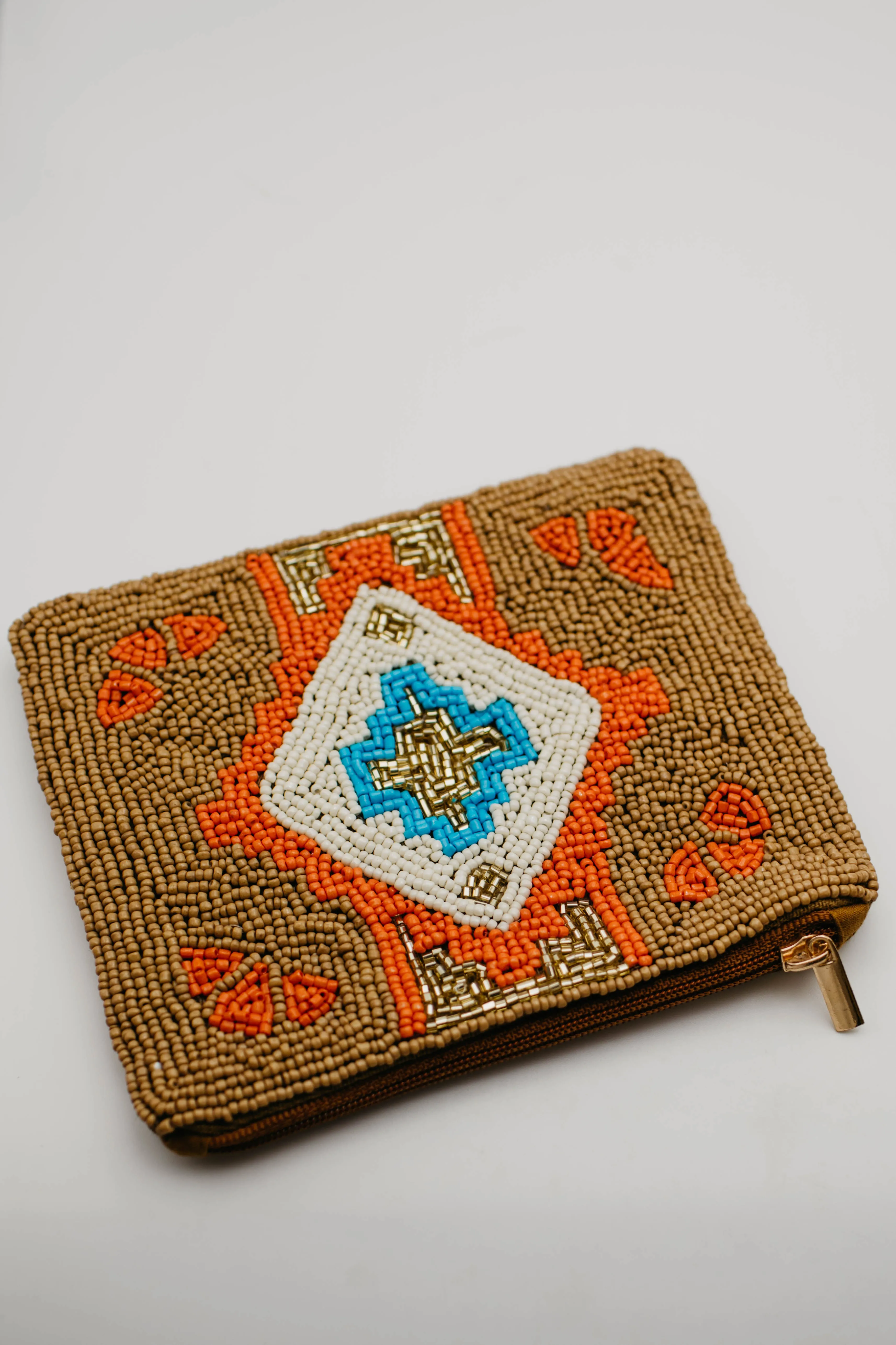 The Maddie Seed Bead Coin Pouch
