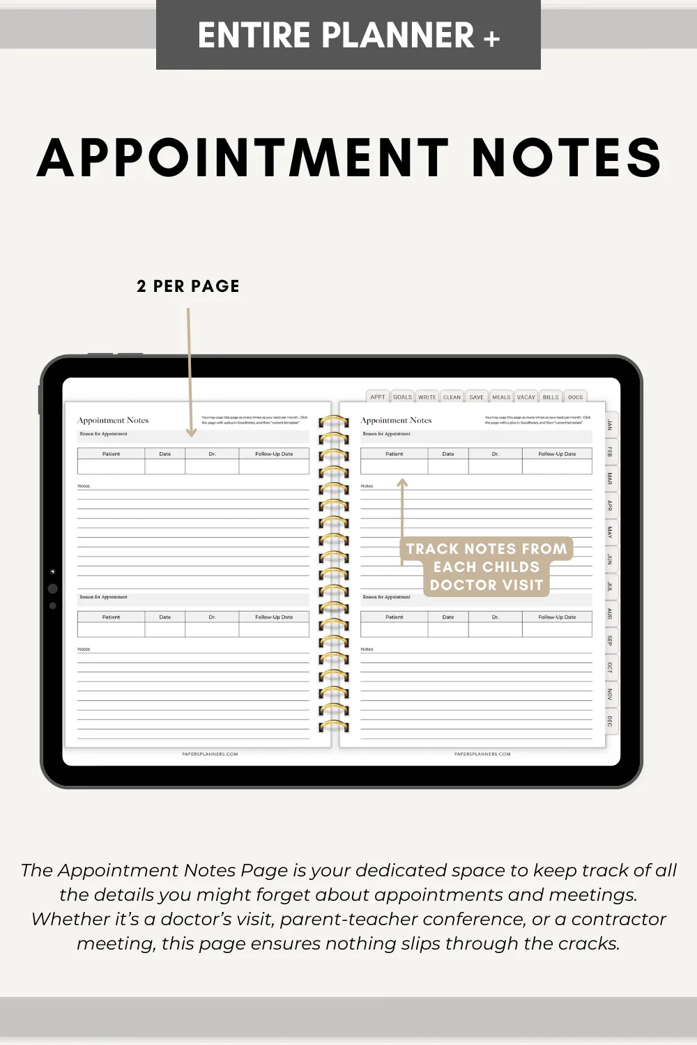 The Organized Mom - 2025 Digital Planner