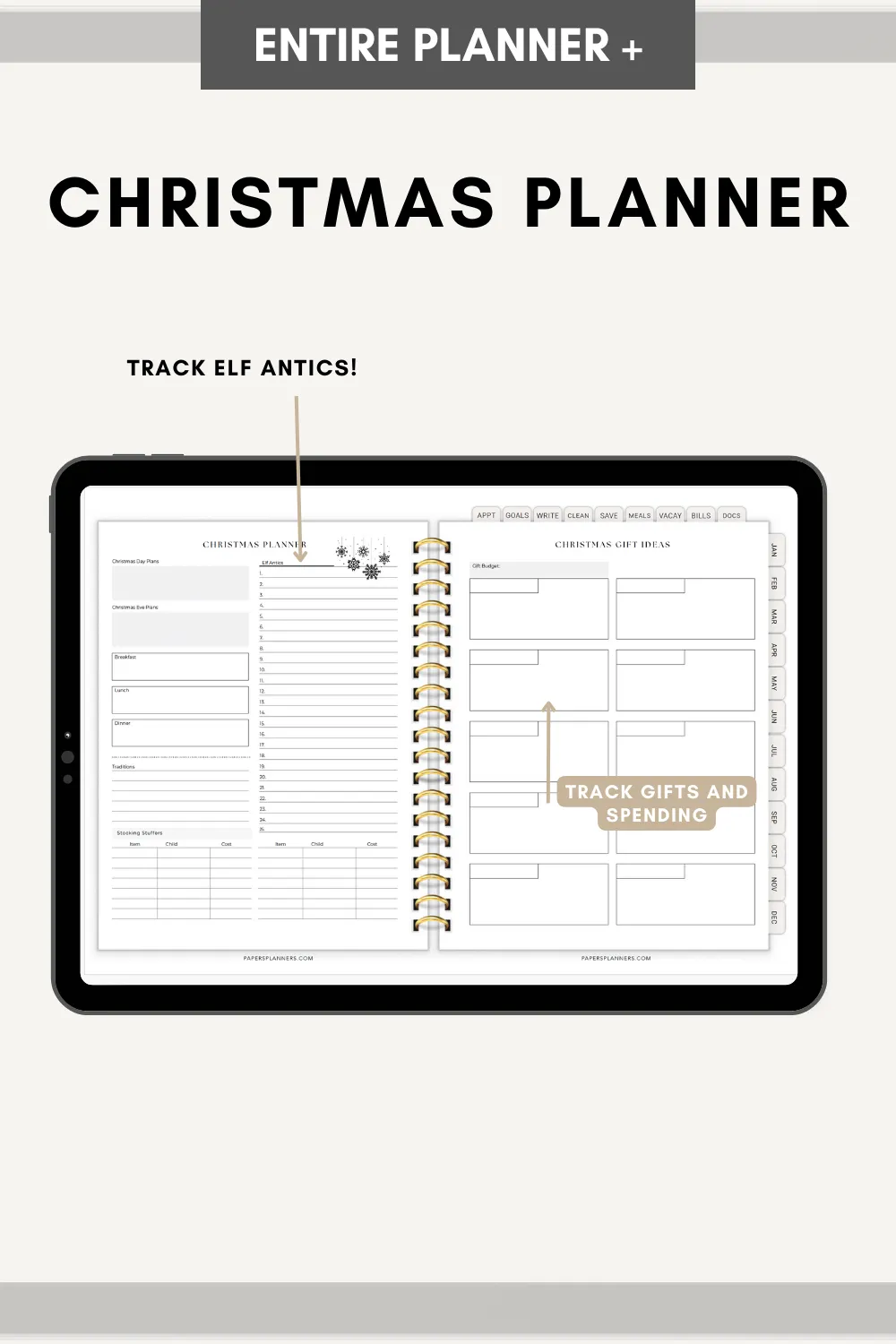 The Organized Mom - 2025 Digital Planner