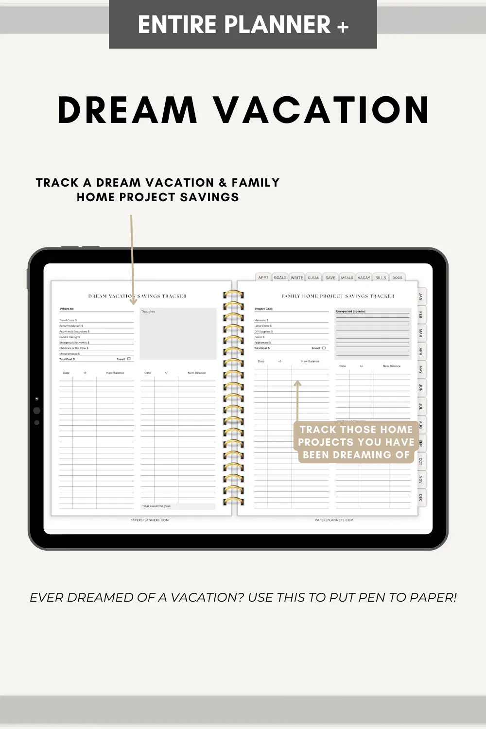 The Organized Mom - 2025 Digital Planner