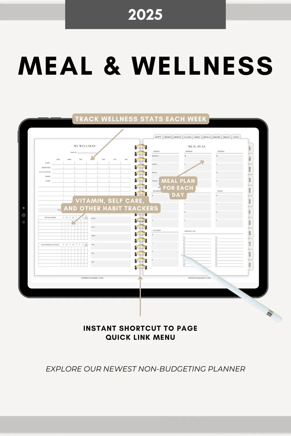 The Organized Mom - 2025 Digital Planner