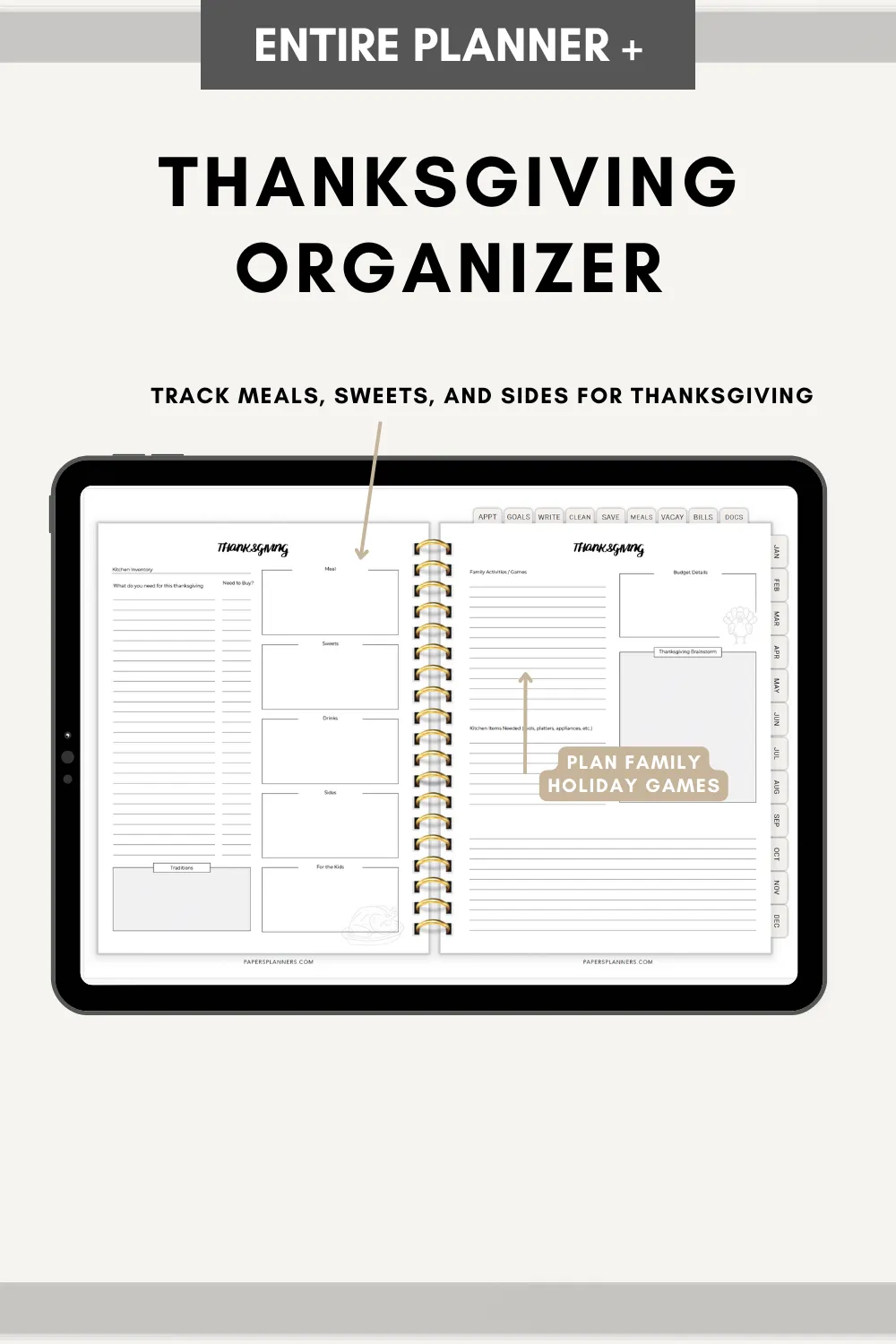 The Organized Mom - 2025 Digital Planner