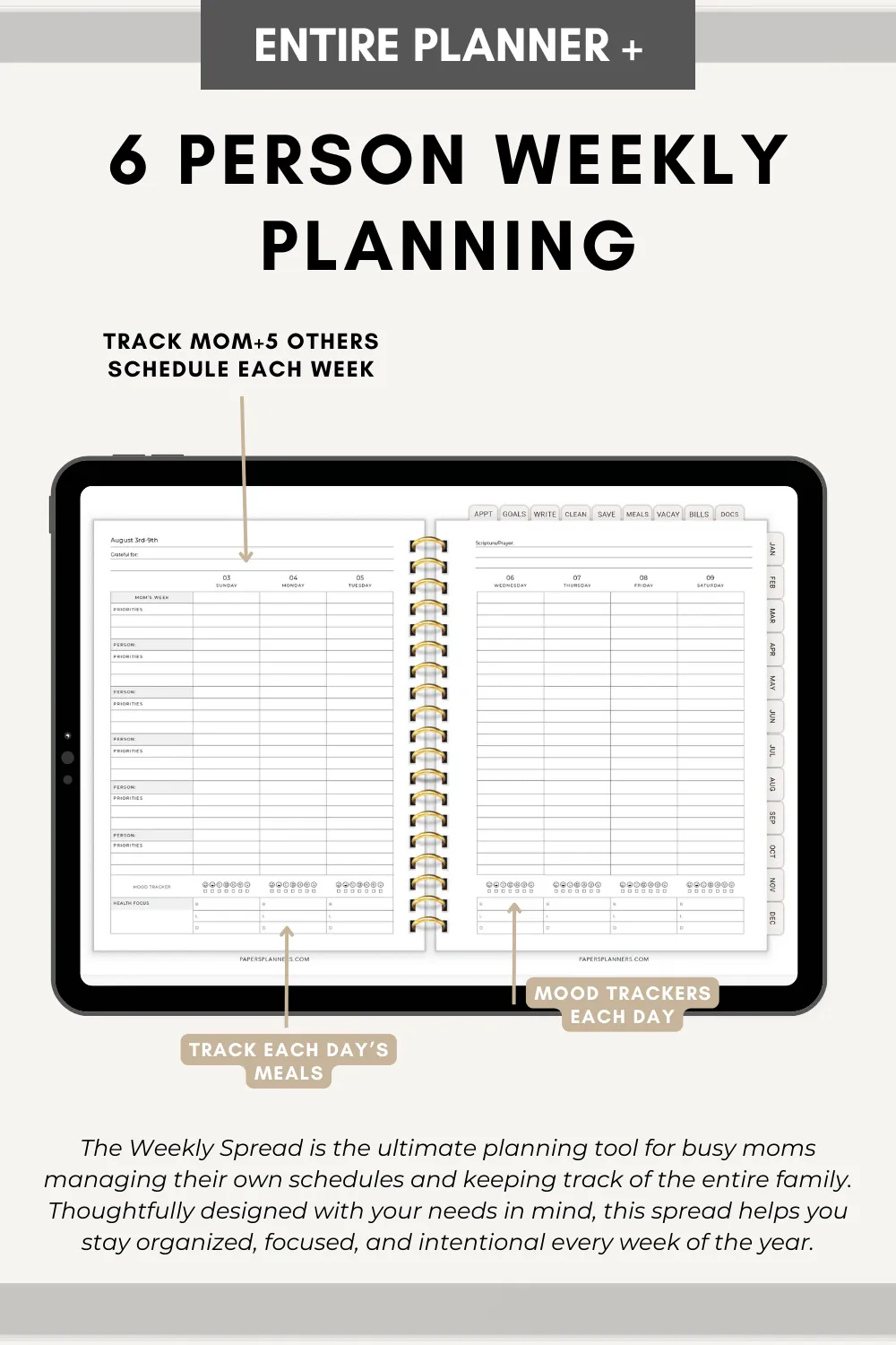 The Organized Mom - 2025 Digital Planner