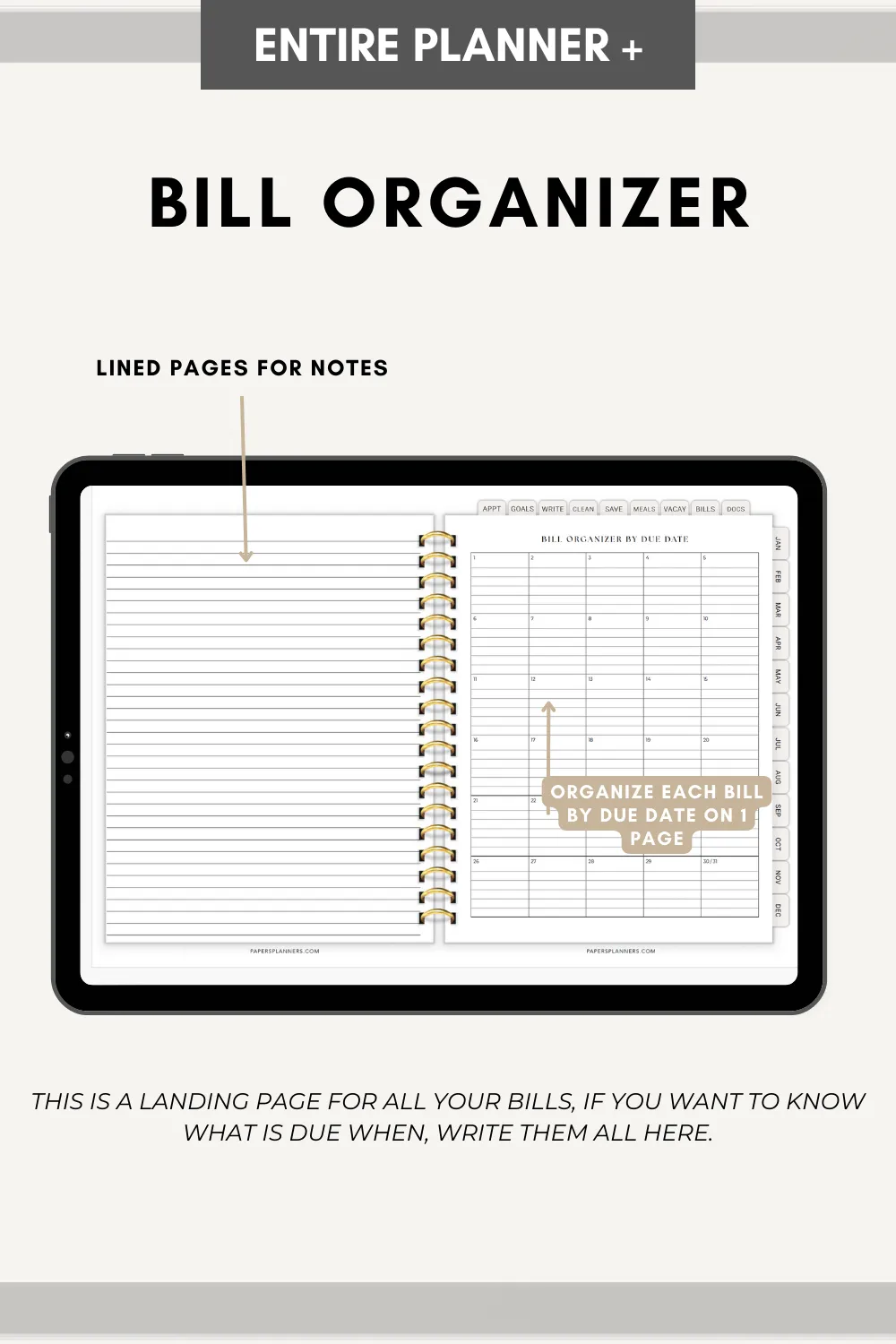 The Organized Mom - 2025 Digital Planner