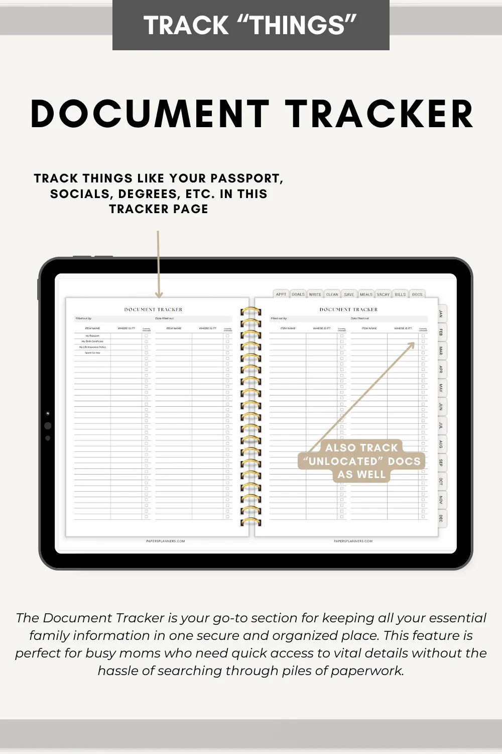 The Organized Mom - 2025 Digital Planner