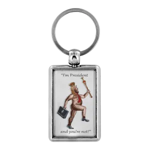 The (So-Called) President Has No Clothes (Keychain)
