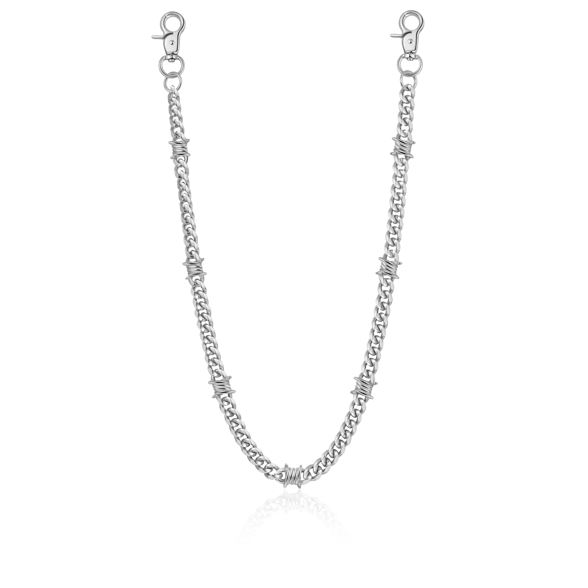 Thorned Cuban Wallet Chain