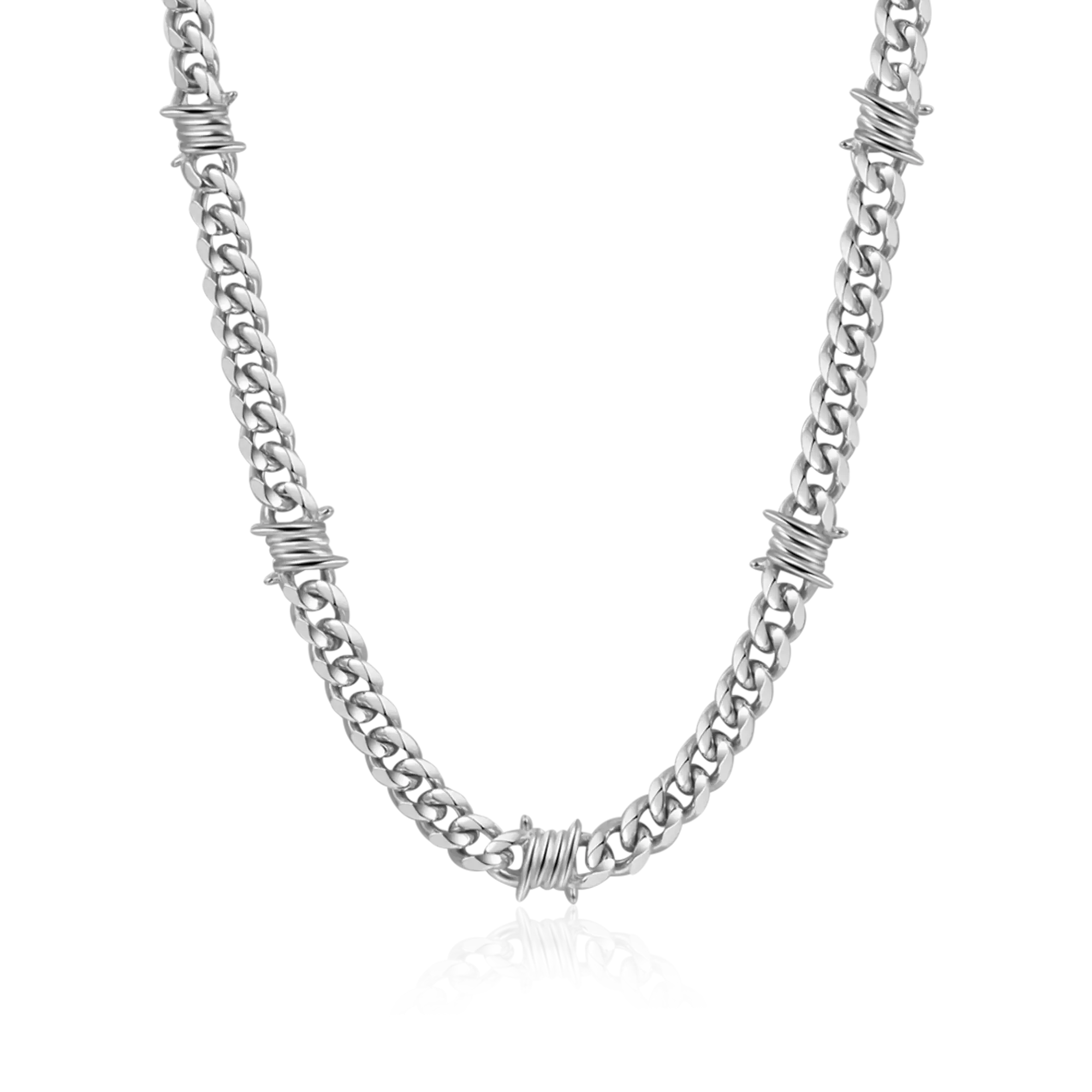 Thorned Cuban Wallet Chain