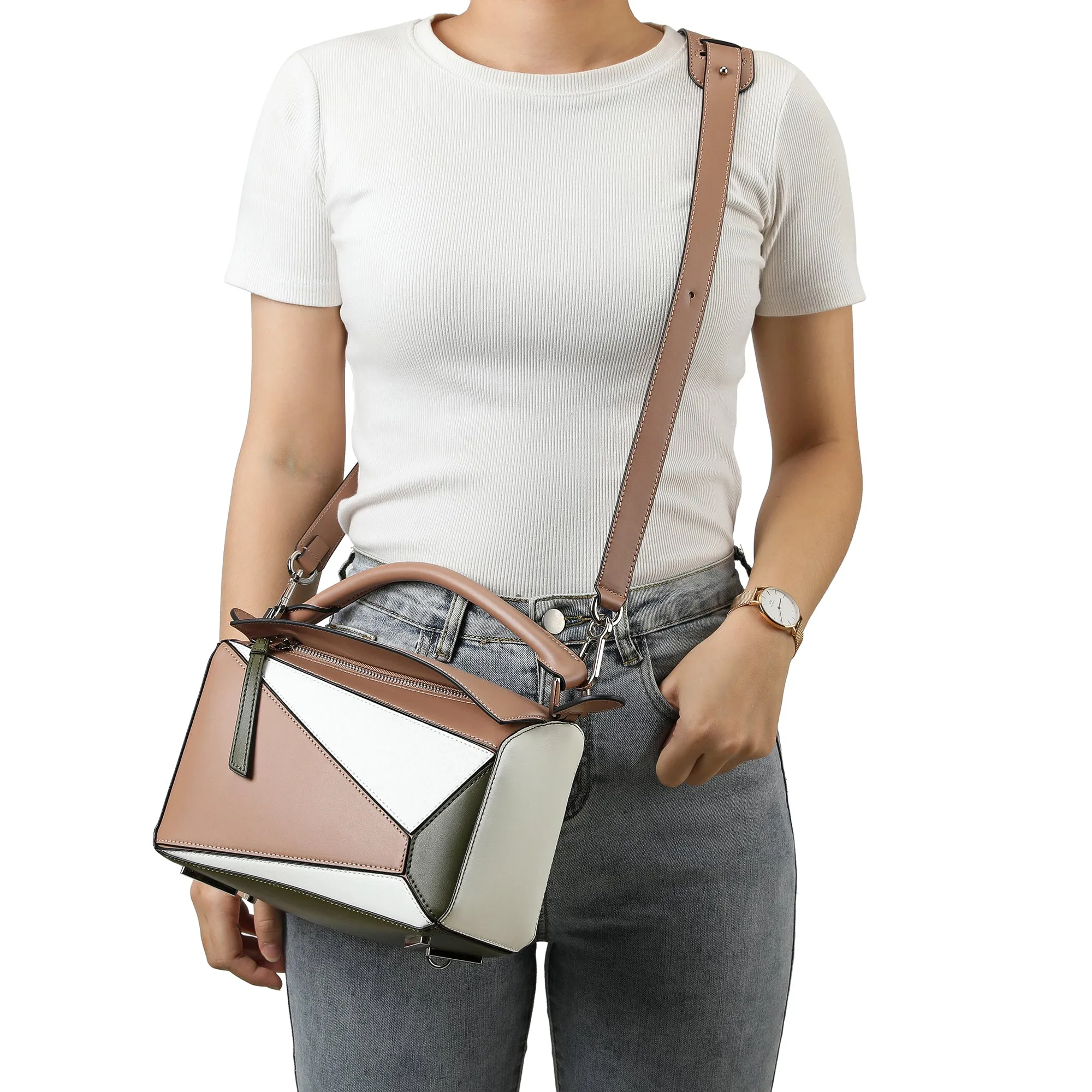 Tiffany & Fred Smooth Leather Crossbody/Shoulder Bag