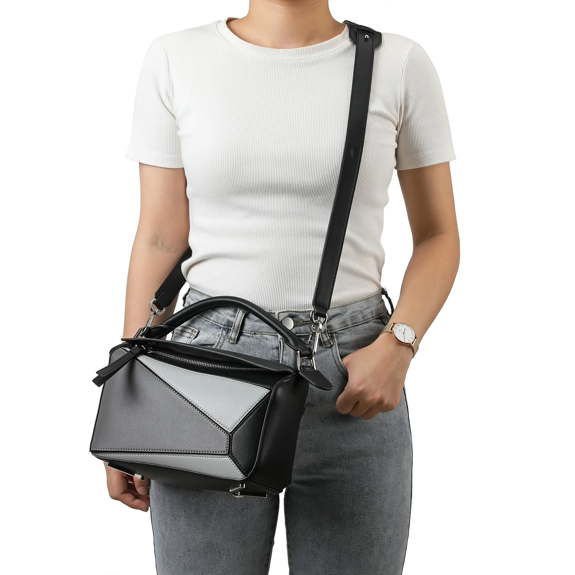 Tiffany & Fred Smooth Leather Crossbody/Shoulder Bag