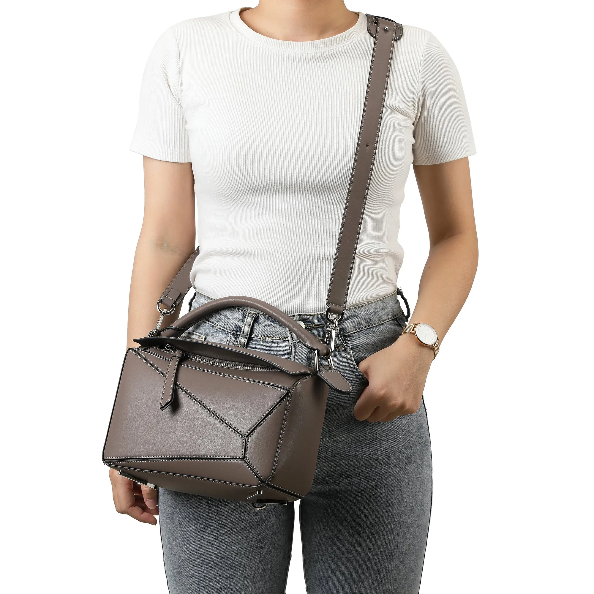 Tiffany & Fred Smooth Leather Crossbody/Shoulder Bag