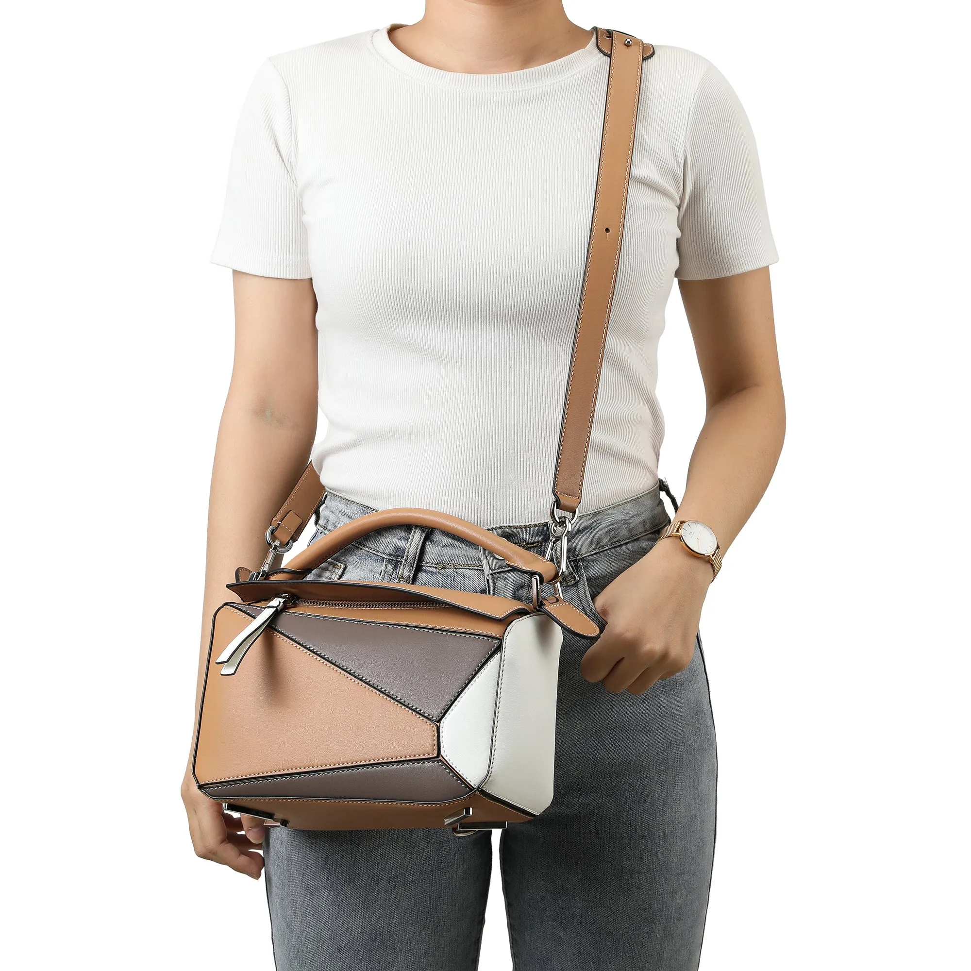 Tiffany & Fred Smooth Leather Crossbody/Shoulder Bag