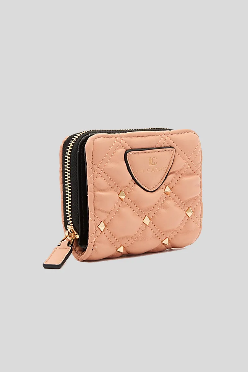 Tinette Small Wallet Synthetic - Old Pink