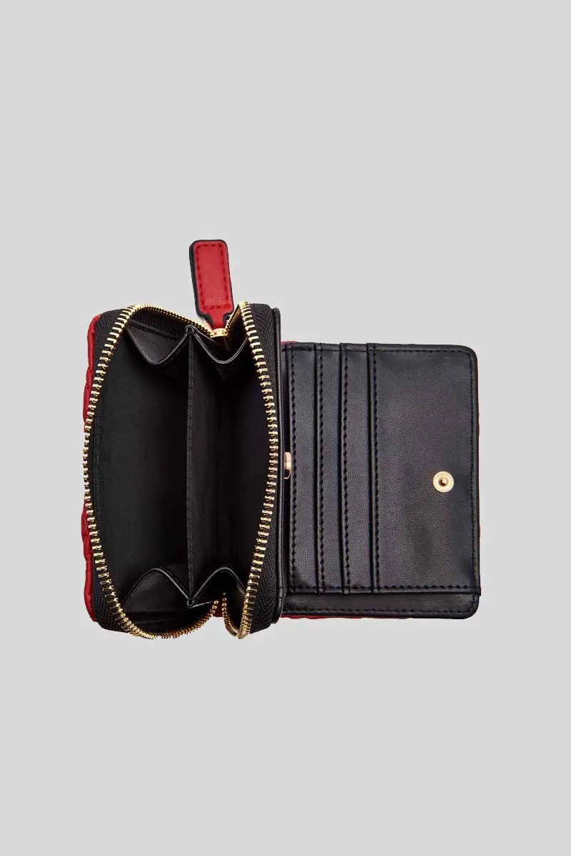 Tinette Small Wallet Synthetic - Red