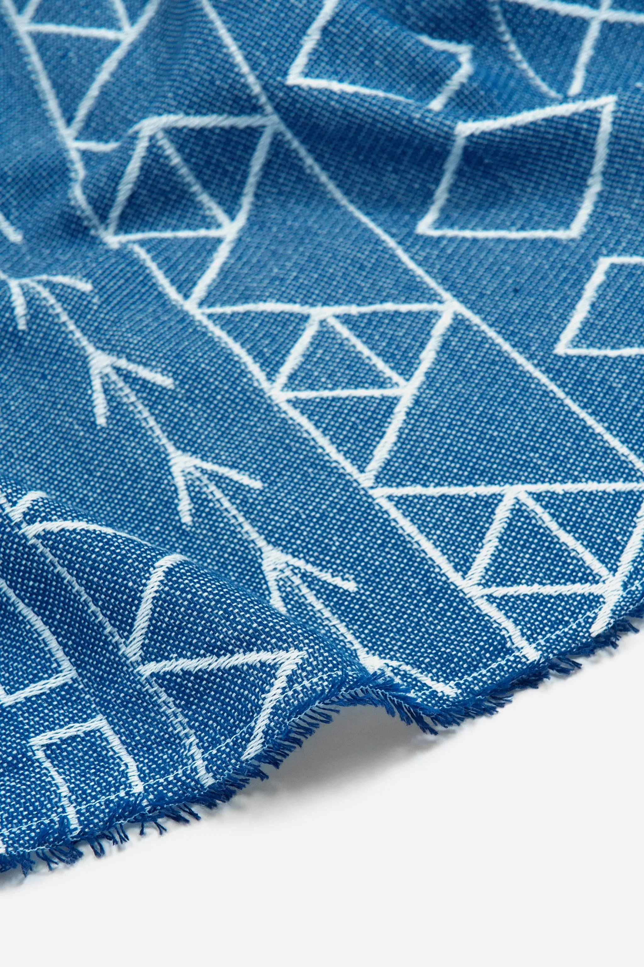Tinos Bright Blue | Double Feather Beach Towel