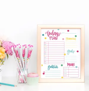 Today's Plan Printable Schedule