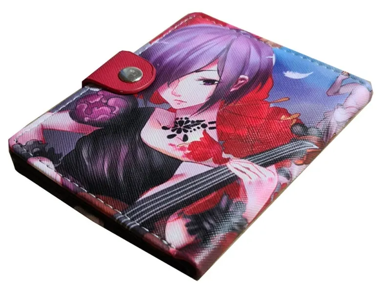 Tokyo Ghoul Anime Wallet - Ken Kaneki and Touka Kirishima - Unisex - Black / Premium PVC Leather