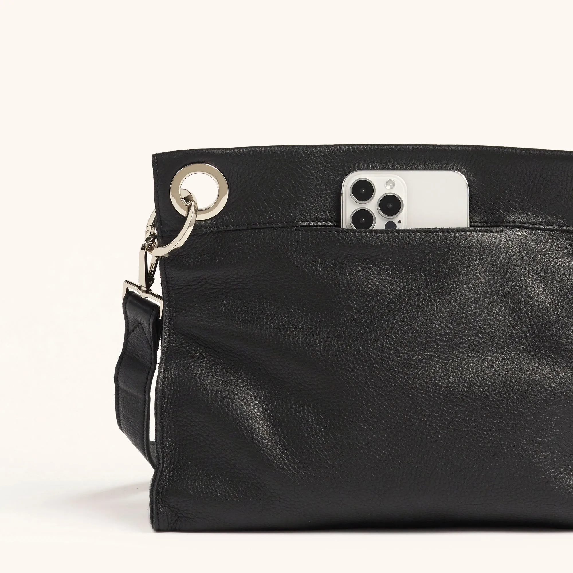 Tony | Black Weave/Silver | Lrg