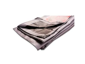 Toolcraft Tc0823 Lona Gris Uso Rudo 6.1m X 6.1m
