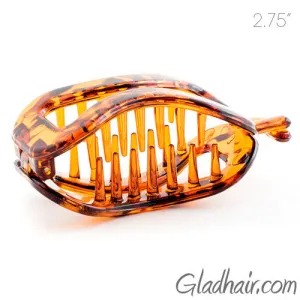 Tortoise Clincher Snap Lock Plastic Ponytail
