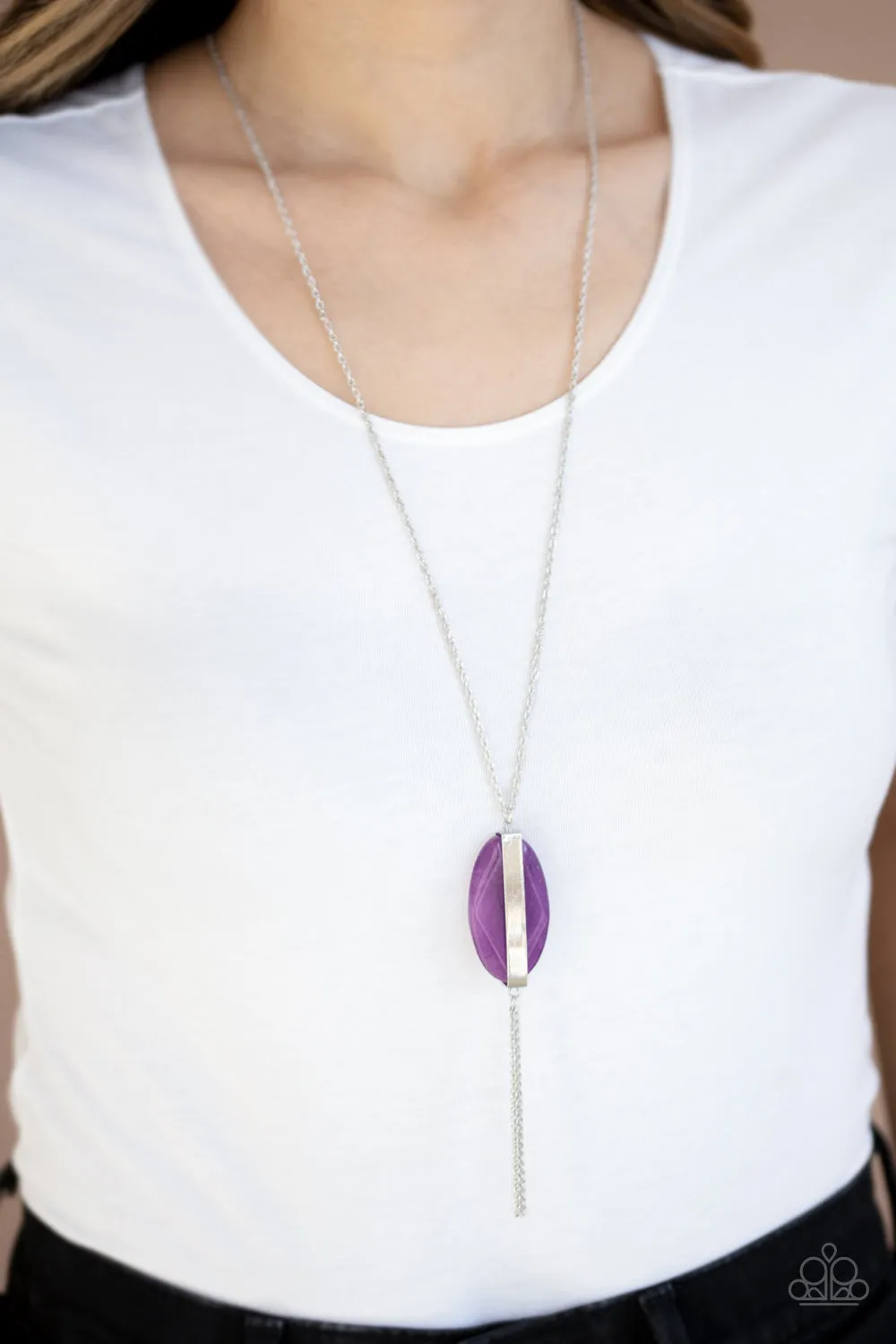 Tranuility Trend Purple Necklace