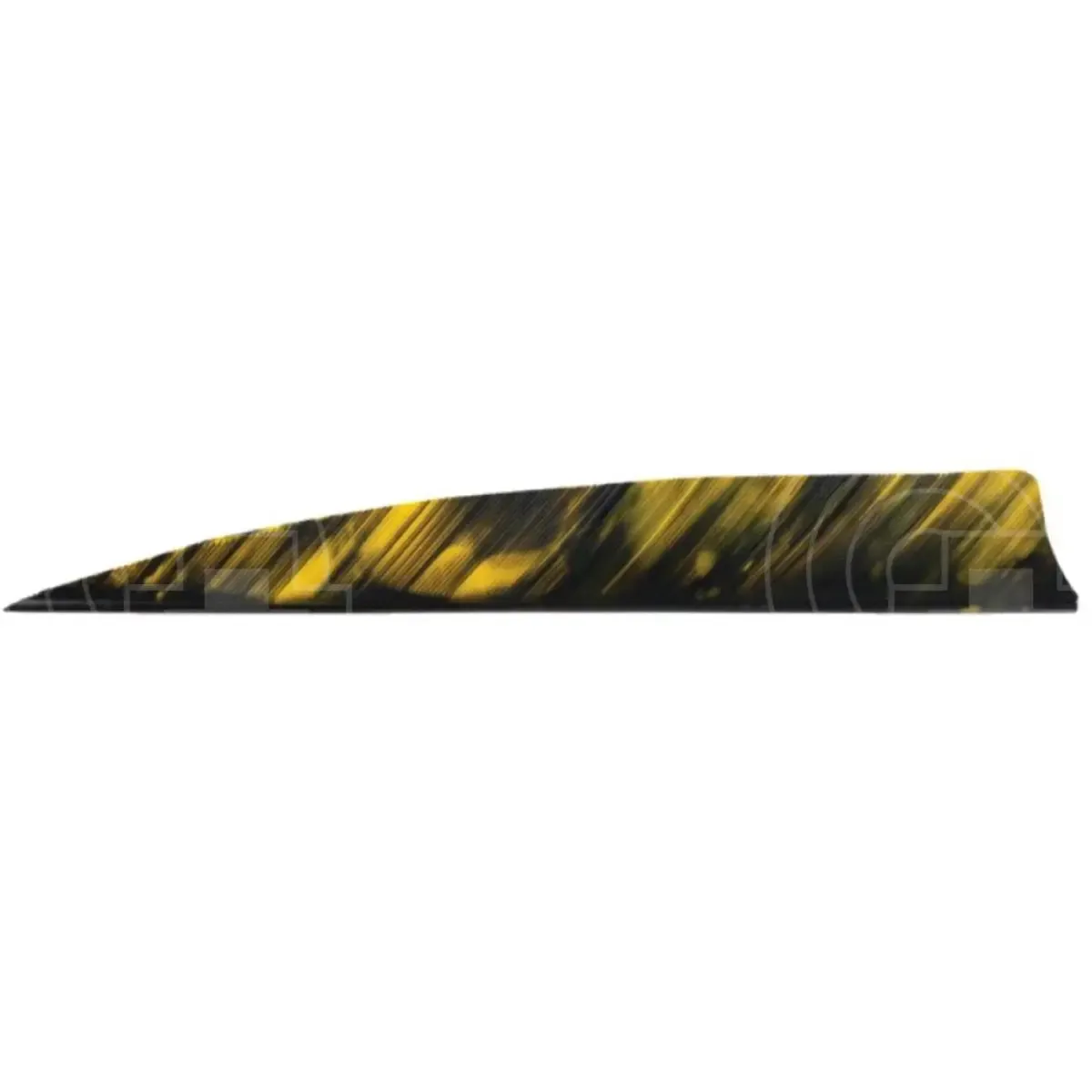 Tre Camo Colour 3.0" Shield Cut Feathers RW (12 Pack)