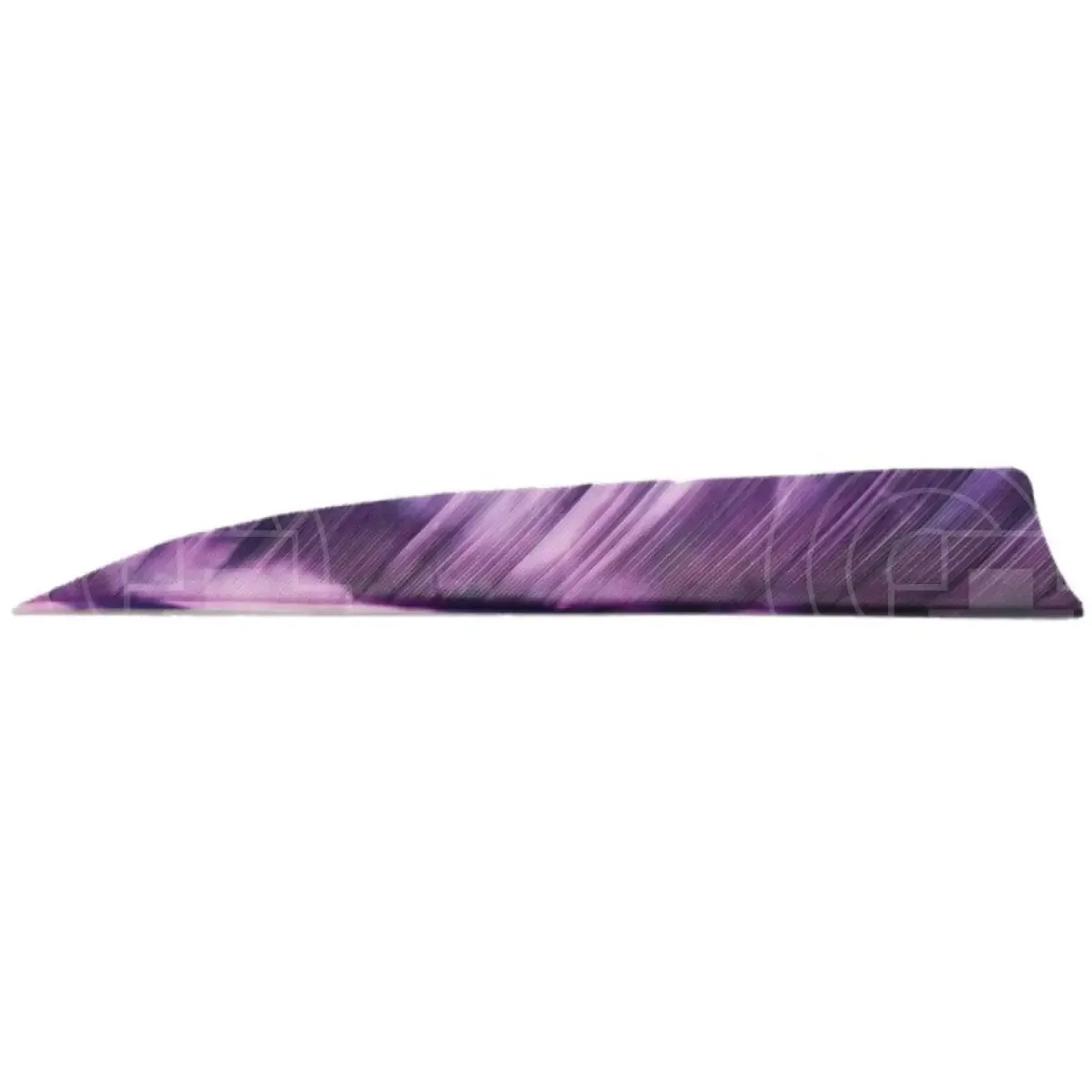 Tre Camo Colour 3.0" Shield Cut Feathers RW (12 Pack)