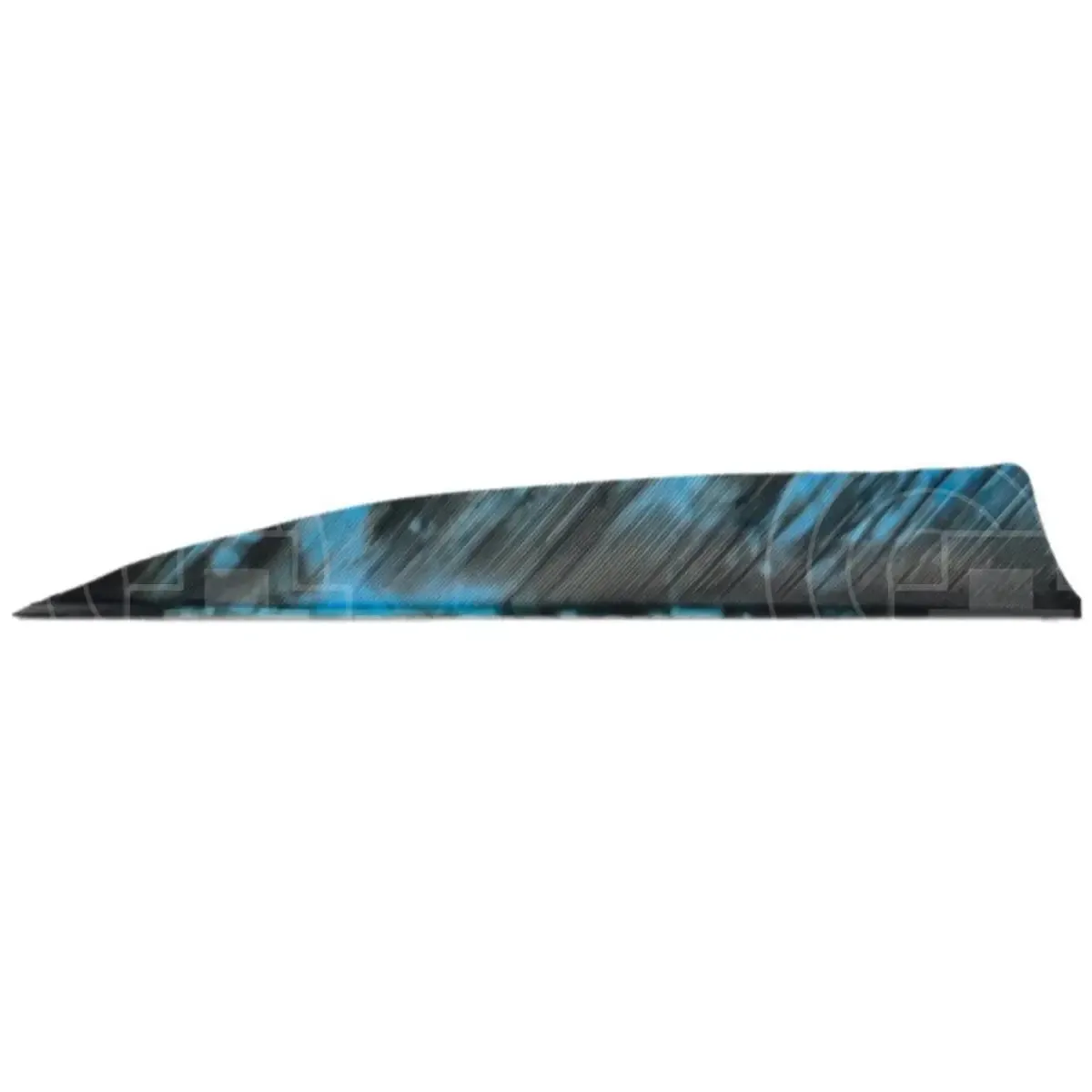 Tre Camo Colour 3.0" Shield Cut Feathers RW (12 Pack)