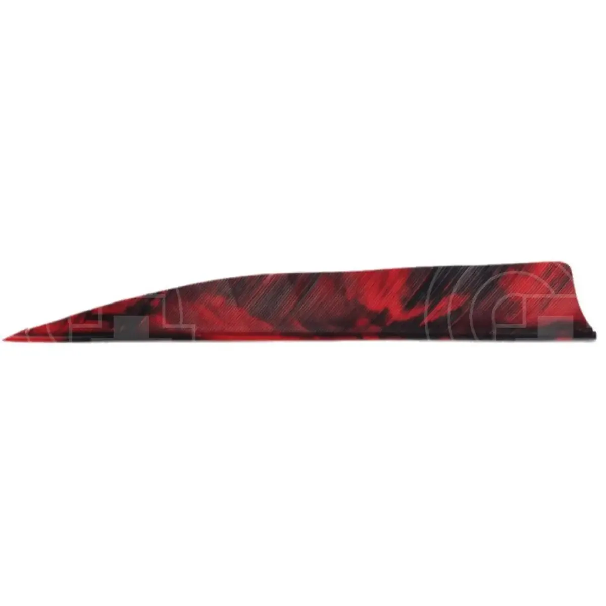 Tre Camo Colour 3.0" Shield Cut Feathers RW (12 Pack)