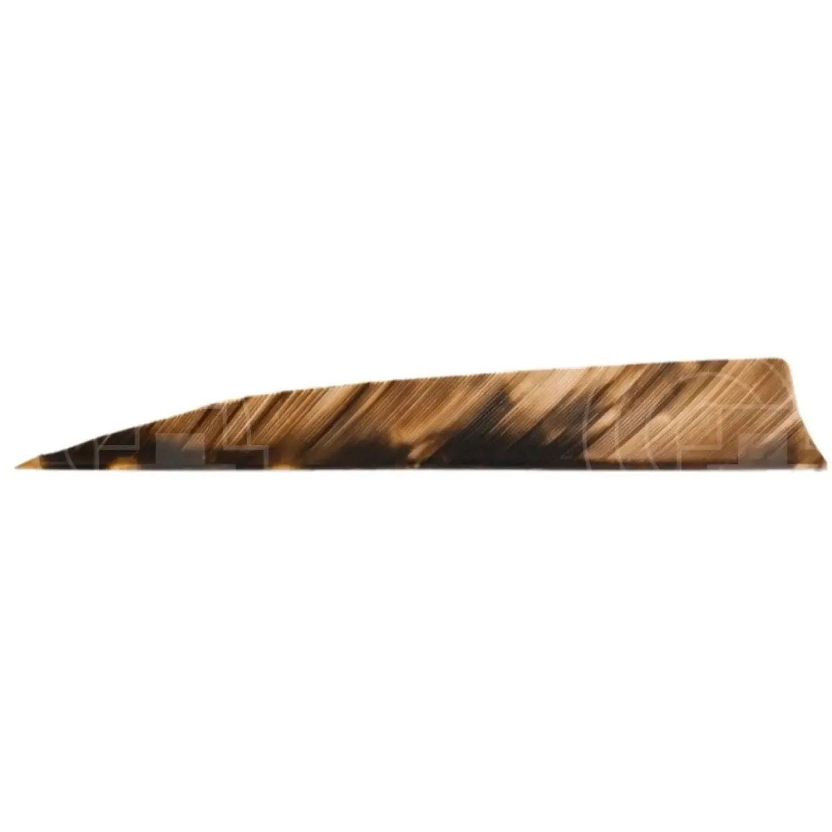 Tre Camo Colour 3.0" Shield Cut Feathers RW (12 Pack)