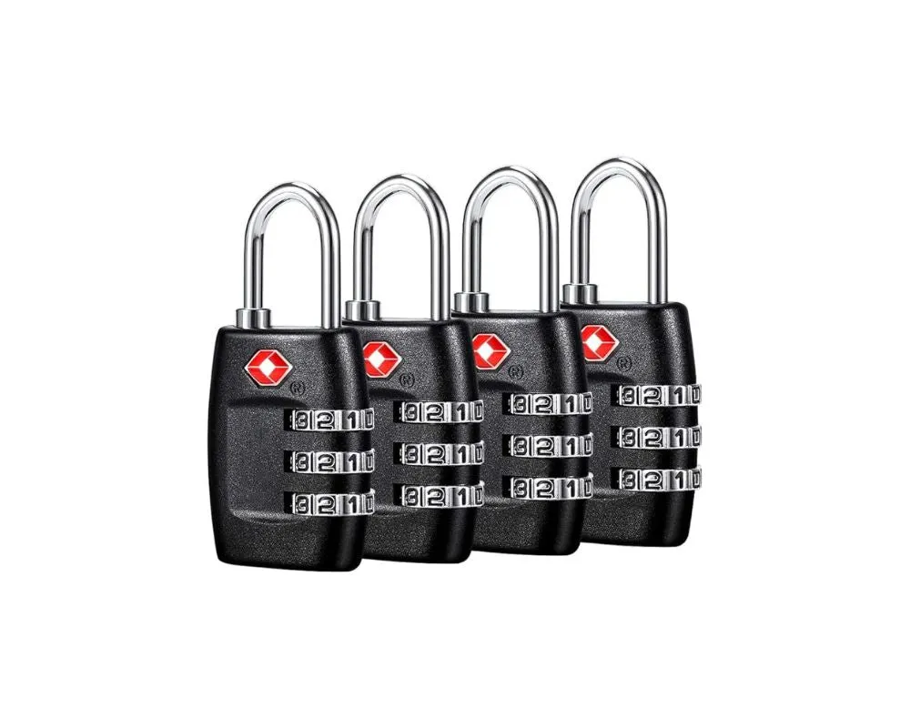 TSA Luggage Lock - 3 Digits: Lock in Safety
