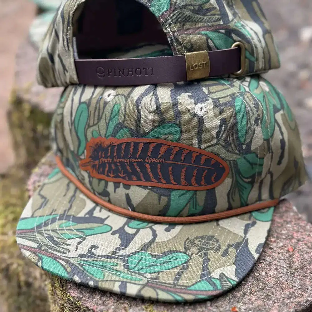 Turkey Feather Greenleaf Pinhoti Rope Hat