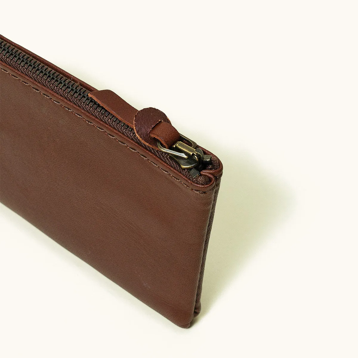 Universal Zip Wallet - Cognac