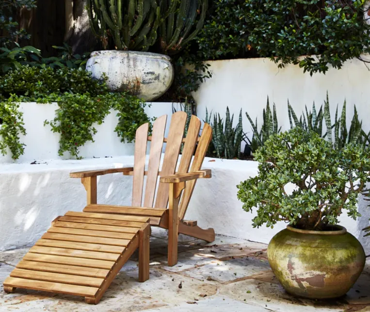 Urban Oasis Adirondack With Footrest