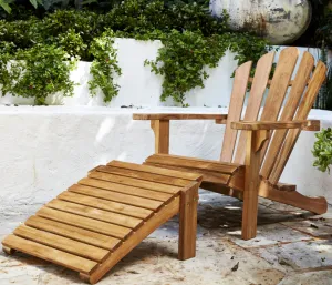 Urban Oasis Adirondack With Footrest