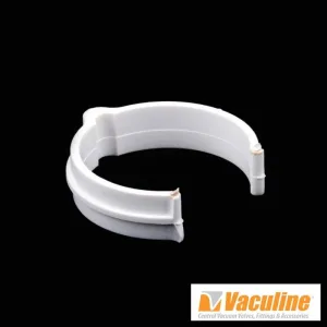 Vaculine White Central Vacuum Pipe Fitting Clip - Organizer for Pipe Fittings