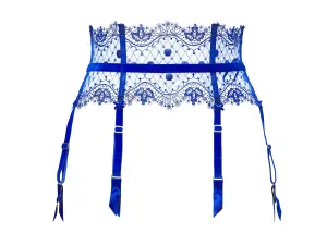 Vedette Suspender - Capri Blue