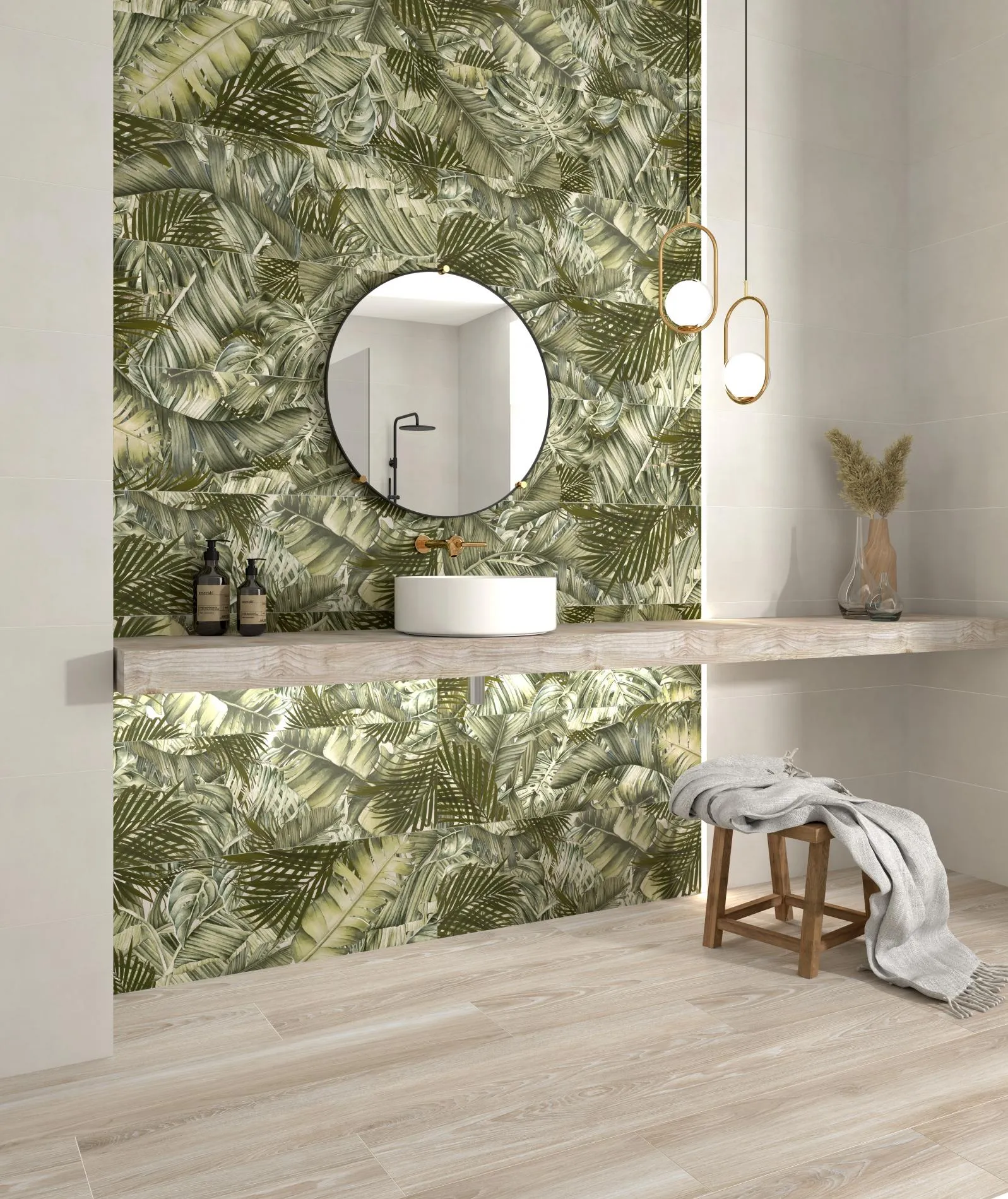 VEGETAL TREND WALL TILE 33.3X100CM