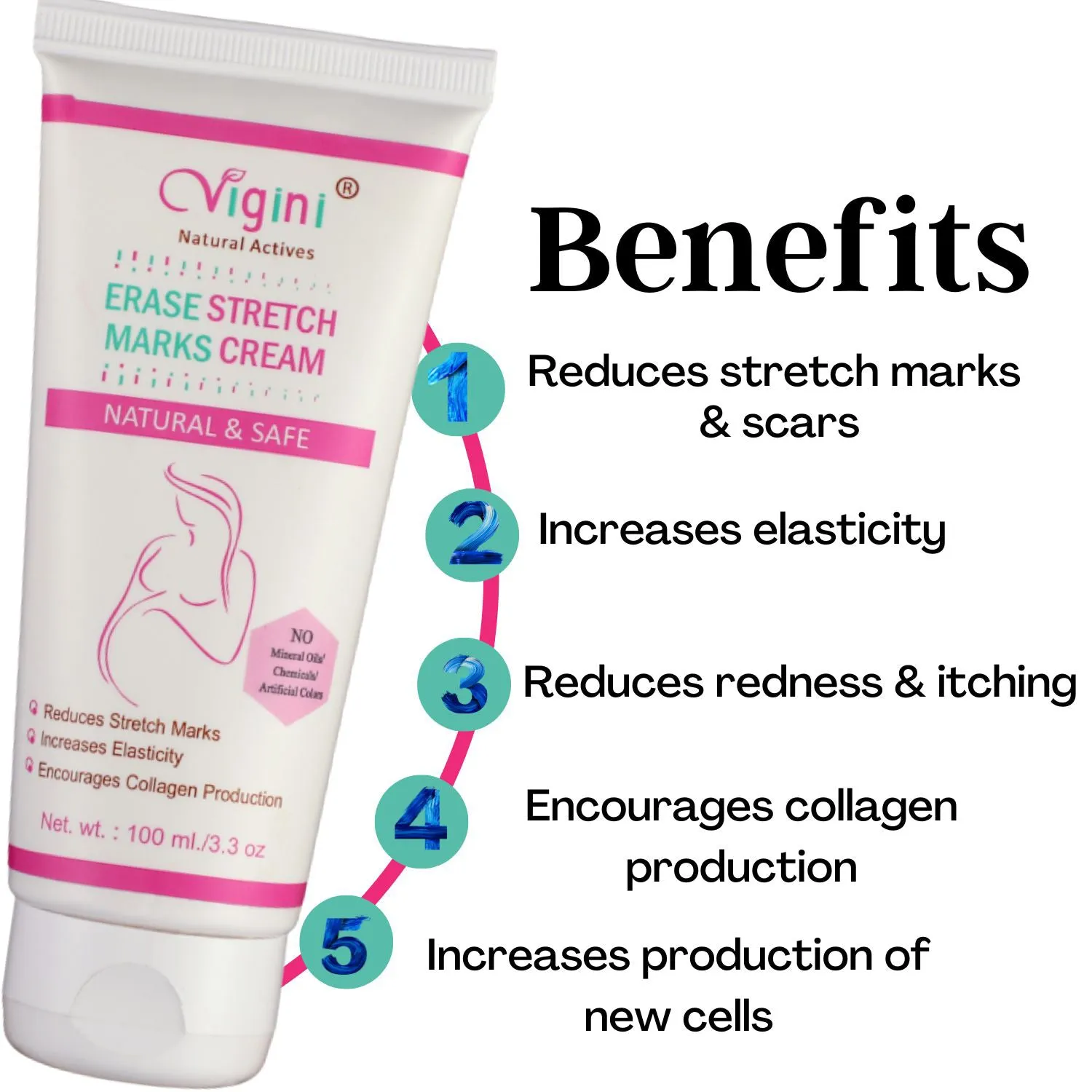 Vigini Stretch Marks and Scars Removal Oil