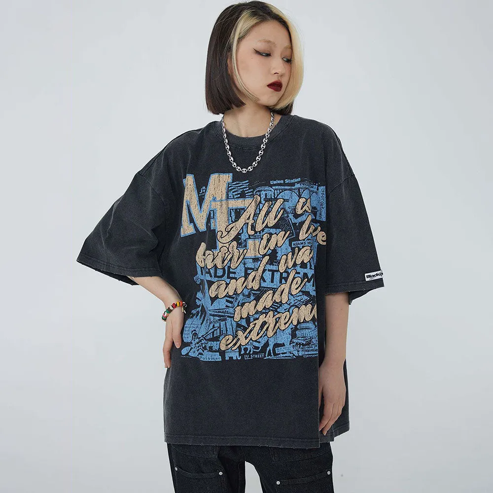 Vintage Letter Trend T-shirt