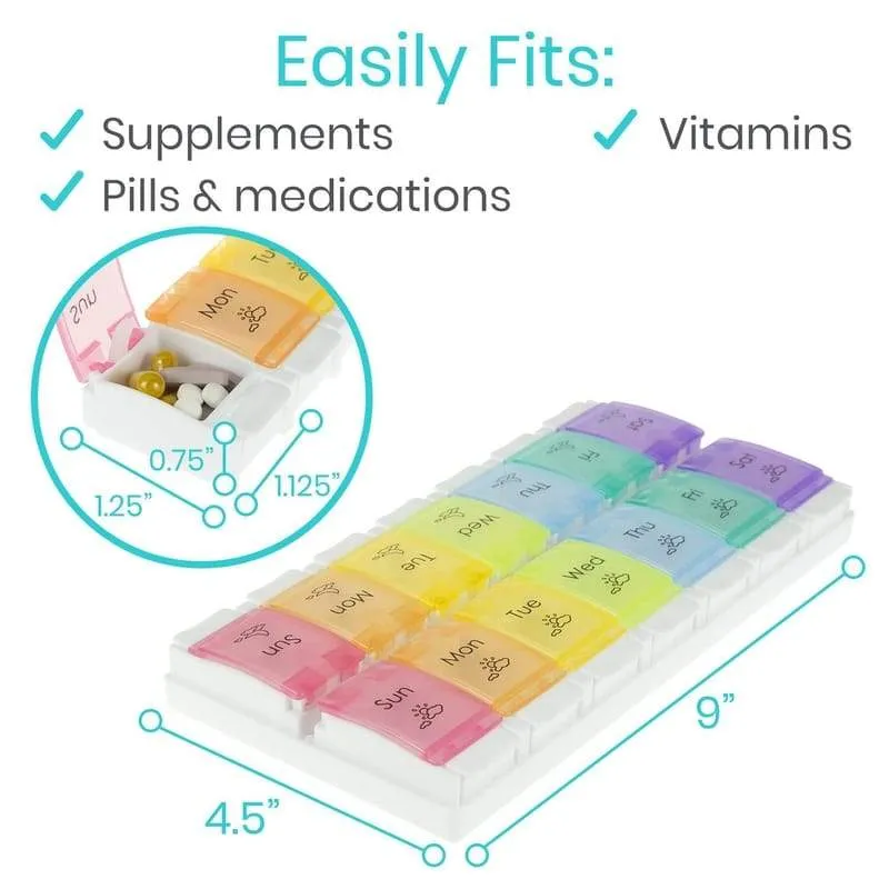 Vive AM & PM Pill Organizer