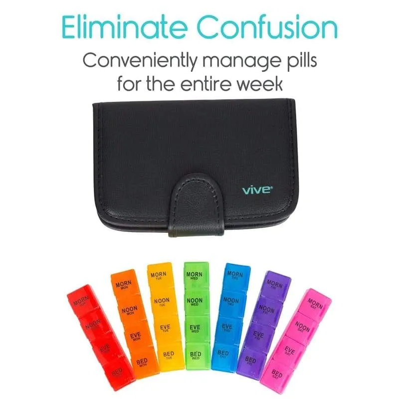 Vive Travel Pill Organizer