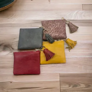 Wallet with Tassle - Options Available