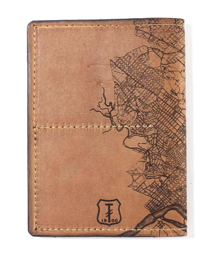 Washington DC Map Passport Wallet