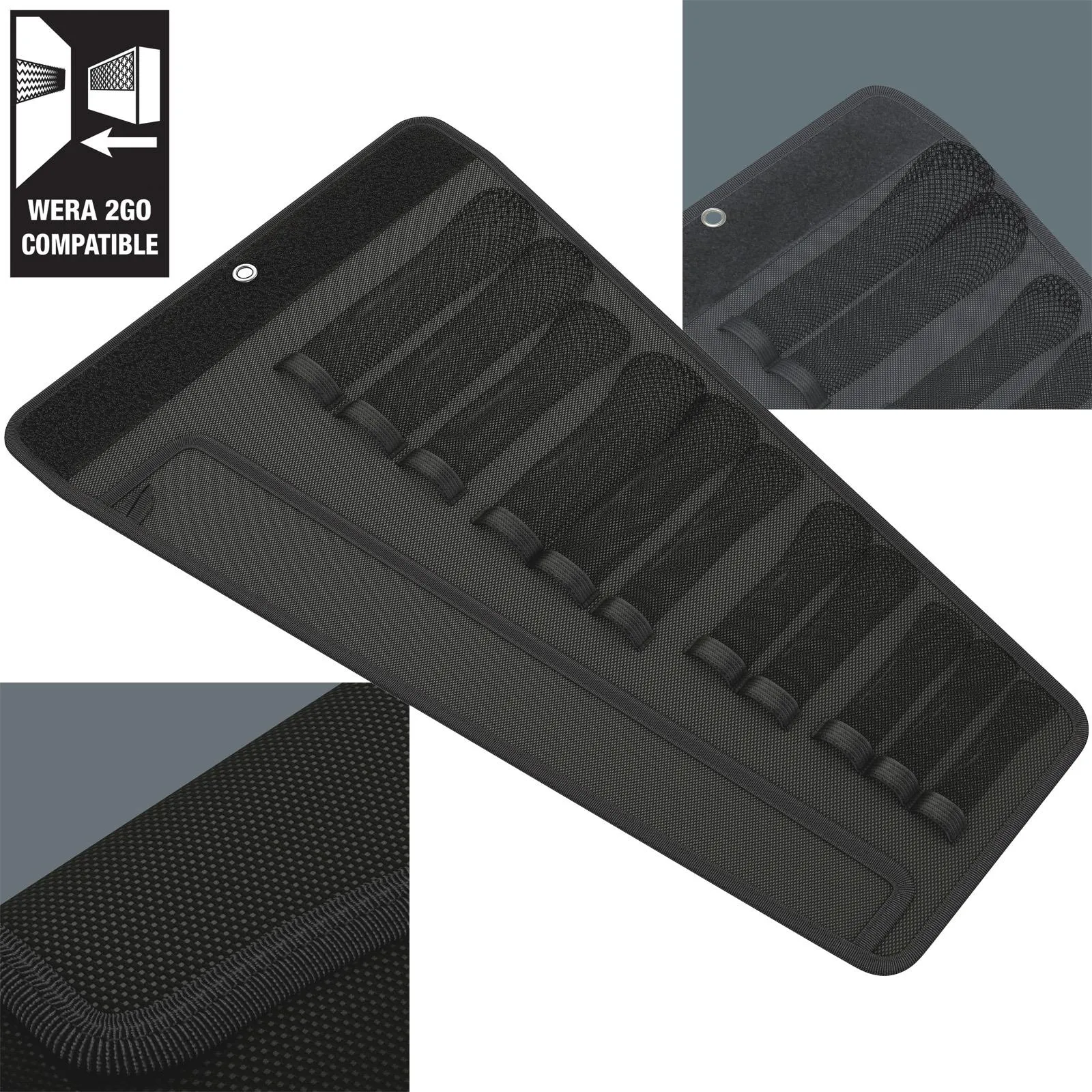 Wera Roll Pouch Tool Spanner Wrench Storage Case 9443 Empty 6003 Joker 11