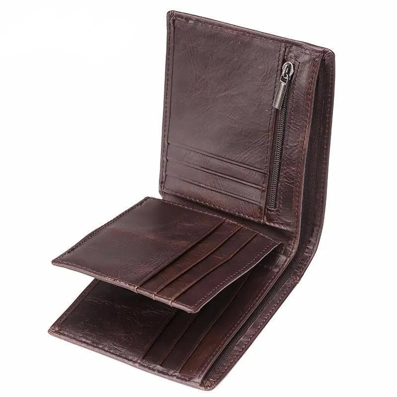 West Louis™ Retro Leather Little Wallet