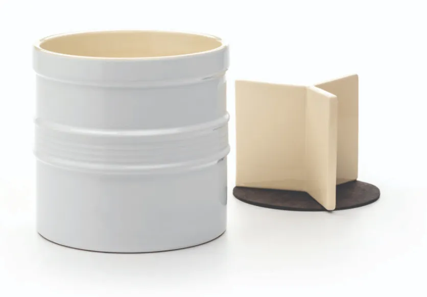White Tool Crock