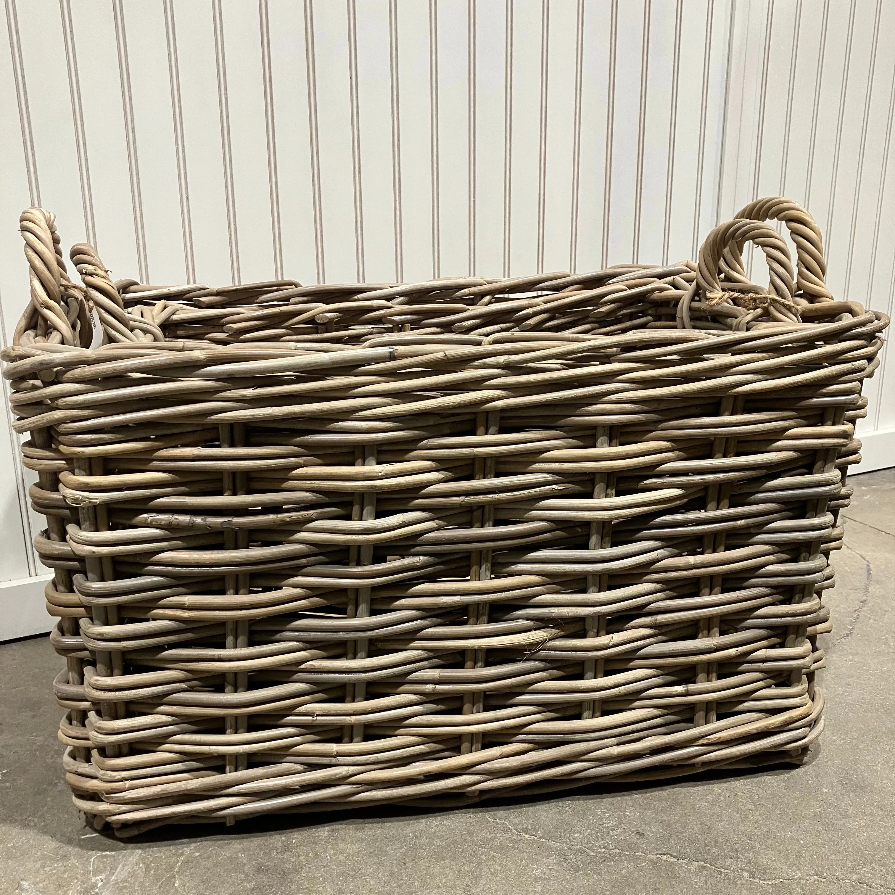 Wicker Basket with Handles