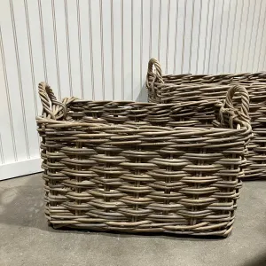 Wicker Basket with Handles