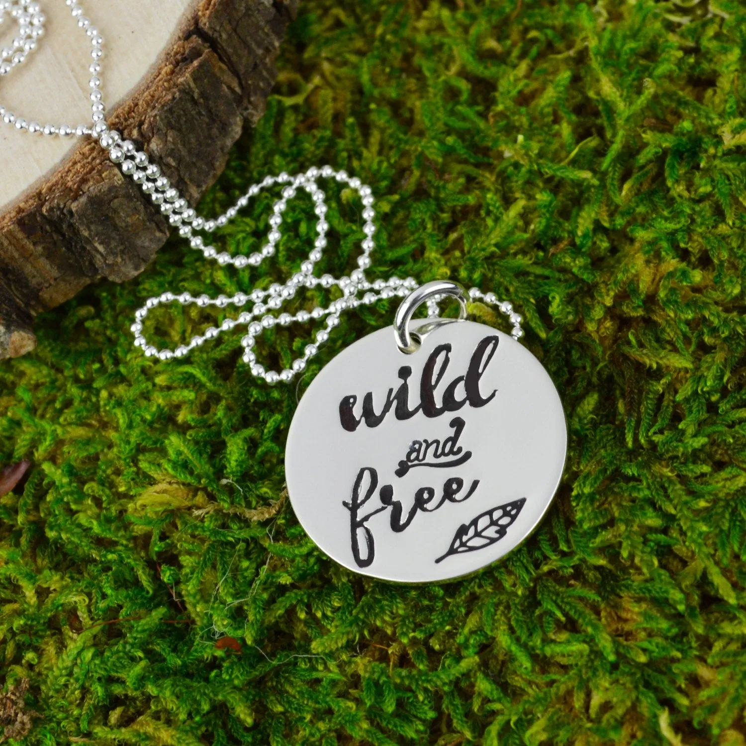 Wild and Free Necklace in Sterling Silver